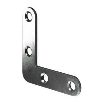 HETTICH Flachwinkel, 10 x 40 x 40 x 1,5 mm, Stahl, verzinkt, Materialstärke 1,5 mm