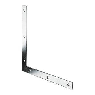 HETTICH Flachwinkel, 220 x 220 x 22mm, verzinkt, Materialstärke 2 mm