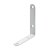 HETTICH Stuhlwinkel, 15 x 80 x 80 x 2 mm, Stahl, pulverbeschichtet, weiß