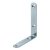 HETTICH Stuhlwinkel, 15 x 80 x 80 x 2 mm, Stahl verzinkt