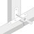 HETTICH T-Winkelverbinder, 40 x 80 x 15mm, verzinkt