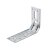 HETTICH Verstellwinkel, 70 x 100 x 35mm, verzinkt