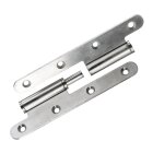 Hettich Türband DIN Links, 140 x 55 mm, Edelstahl