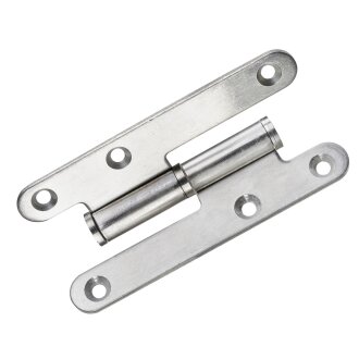 Hettich Türband DIN rechts, 110 x 55 mm, Edelstahl