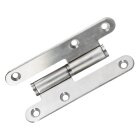 HETTICH Türband DIN links, 110 x 55mm, Edelstahl