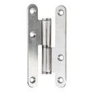 HETTICH Türband DIN links, 110 x 55mm, Edelstahl