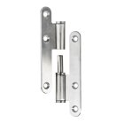 HETTICH Türband DIN links, 110 x 55mm, Edelstahl