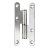 HETTICH Türband DIN links, 110 x 55mm, Edelstahl