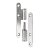 HETTICH Türband DIN links, 110 x 55mm, Edelstahl