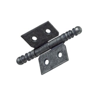 Hettich Möbelband rechts, 30 x 40 mm, Stahl antik, 2 Stück