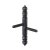 HETTICH Einbohrband für Möbeltüren, 11 x 106mm, Antik mit Zierkopf, 2 Stück