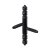 HETTICH Einbohrband mit Zierkopf, 9 x 90mm, schwarz, 2 Stück