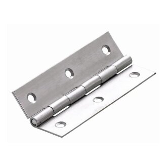Scharnier 100 x 50mm Edelstahl matt