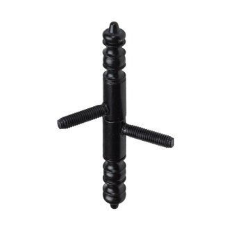 Einbohrband für Möbeltüren, 11 x 106mm, schwarz, 2 Stück