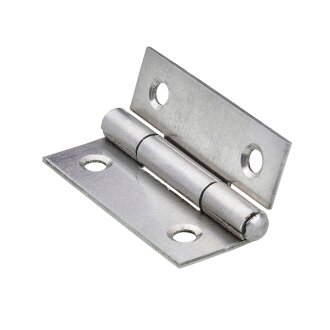 HETTICH Scharnier, 30 x 19 mm, Edelstahl V2A matt