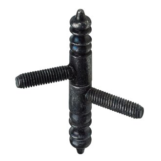 HETTICH Einbohrband antik mit Zierkopf, 9 x 66mm, 2 Stück