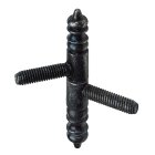 HETTICH Einbohrband antik mit Zierkopf, 9 x 66mm, 2...