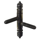 HETTICH Einbohrband brüniert mit Zierkopf, 9 x 66mm,...