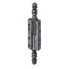 HETTICH Anschraubband antik mit Zierkopf, 9 x 40 mm, 2...