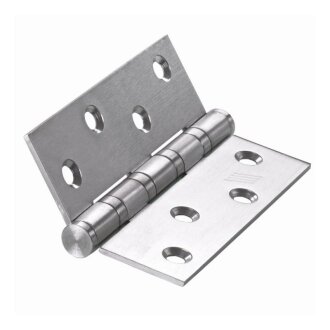 Hettich Türscharnier, 75 x 100 mm, Edelstahl, 2 Stück