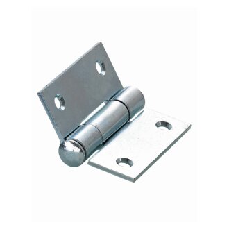 Kantiges Scharnier mit losem Stift verzinkt 50 x 50mm