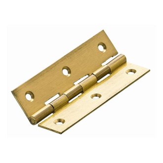 Scharnier 100 x 50mm Messing matt