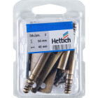 Möbelband 50 x 40mm links Stahl brüniert 2...