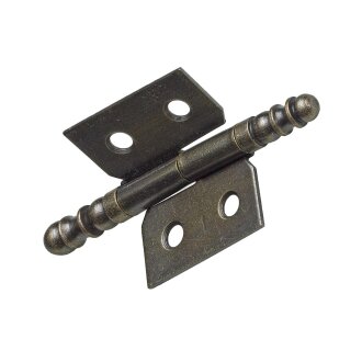 HETTICH Möbelband rechts, 30 x 40mm, Stahl brüniert, 2 Stück
