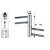 Hettich Einbohrband 16 x 80mm, höhenverstellbar, verzinkt