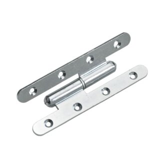 Hettich Türband DIN links, 140 x 55 mm, verzinkt