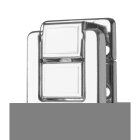 Schatullenverschluss 23 x 35mm vernickelt