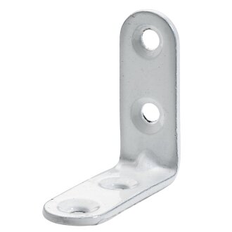 HETTICH Stuhlwinkel, 15 x 40 x 40 x 2 mm, Stahl, pulverbeschichtet, weiß, 20 Stück