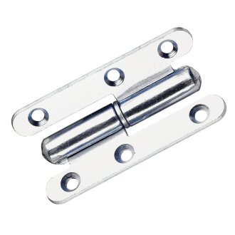 Hettich Türband DIN links, 80 x 45 mm, verzinkt