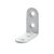 HETTICH Stuhlwinkel, 15 x 30 x 30 x 2 mm, Stahl pulverbeschichtet, weiß, 20 Stück