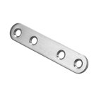 Hettich Verbindungsblech, 80 x 15 mm, Edelstahl, 4...