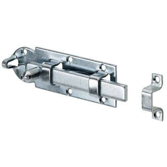 Hettich Knopf-Schubriegel inkl. Schrauben, 25 x 80mm, verzinkt