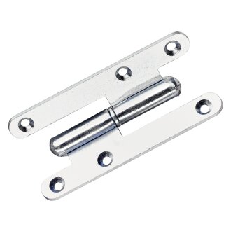 Hettich Türband DIN links, 110 x 55 mm, verzinkt