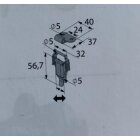 HETTICH Kistenverschluss inkl. Schrauben, 21/45 x 78mm,...