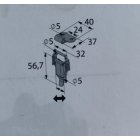 Kistenverschluss 21/45 x 78mm verzinkt inkl. Schrauben