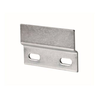 HETTICH Schrankaufhängeschiene, 76 x 47,5 x 2mm, Stahl, verzinkt, 10 Stück