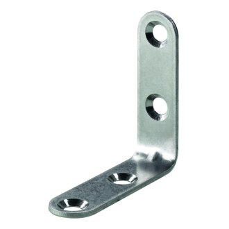 Hettich Stuhlwinkel, 50 x 50 x 15 mm, Edelstahl, 4 Stück