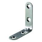HETTICH Stuhlwinkel, 50 x 50 x 15 mm, Edelstahl matt, 4...