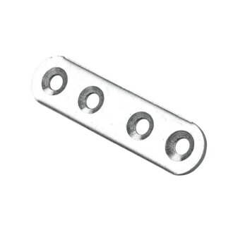 HETTICH Verbindungsblech, 60 x 15 mm, verzinkt, 12 Stück
