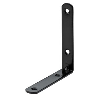 HETTICH Stuhlwinkel, 15 x 80 x 80 x 2 mm, Stahl pulverbeschichtet, schwarz