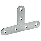 Hettich T-Verbinder, 15 x 80 x 55 x 1,5 mm, Stahl verzinkt