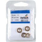 HETTICH Distanzring, 12 x 6,2 x 1,6 mm, Messing...