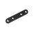 HETTICH Verbindungsblech, 80 x 15 x 2 mm, schwarz