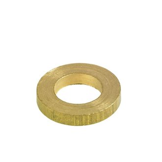 Distanzring 13 x 7,2 x 2mm Messing gebürstet 6 Stück