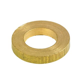 Hettich Distanzring, 13 x 7,2 x 2 mm, Messing gebürstet, 6 Stück