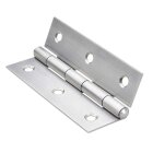 HETTICH Scharnier, 80 x 45 mm, Edelstahl matt